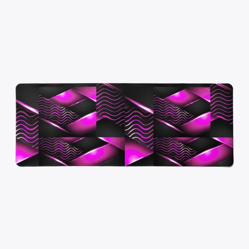 Pink Black Abstract Pattern