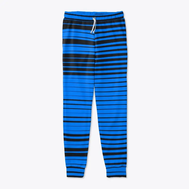 Blue and Black Stripes