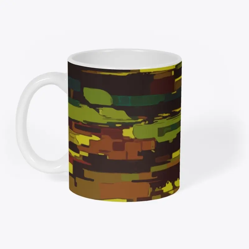 Camo Colors Abstract Pattern 