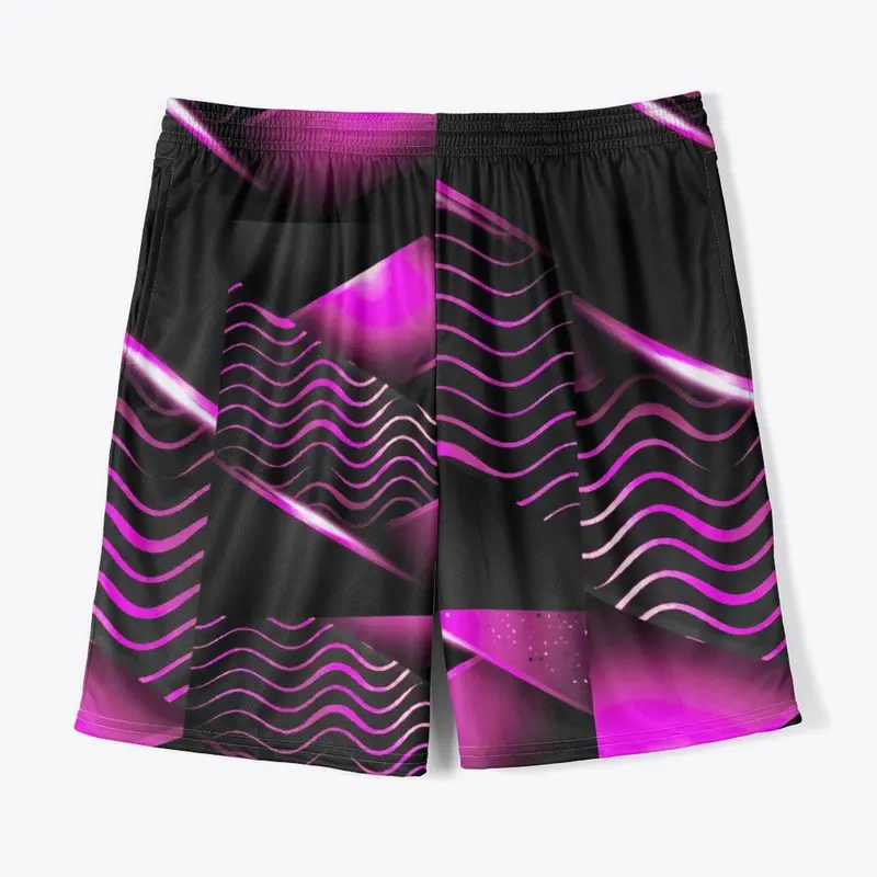 Pink Black Abstract Pattern