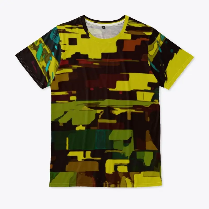 Camo Colors Abstract Pattern 