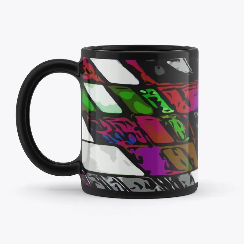 Multicolor Geometric Abstract Pattern 