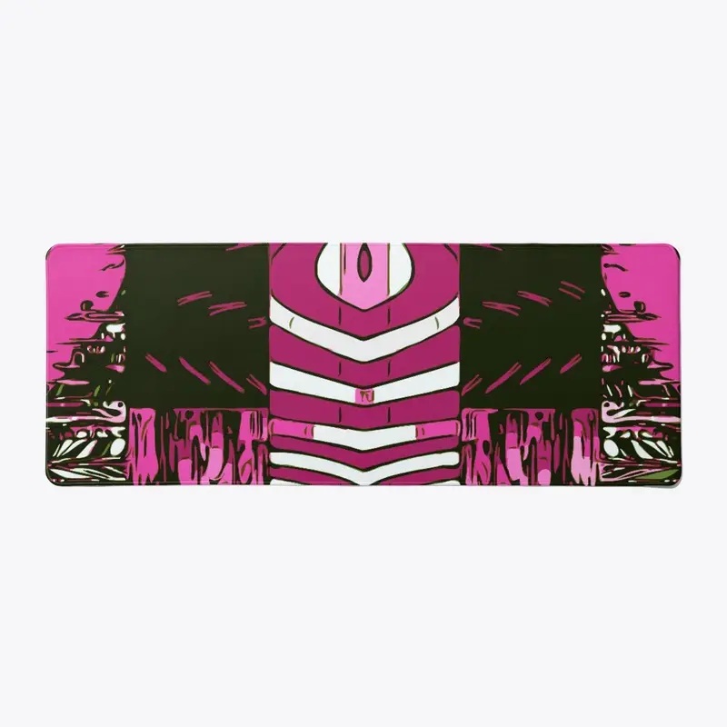 Pink Black Geometric Pattern 