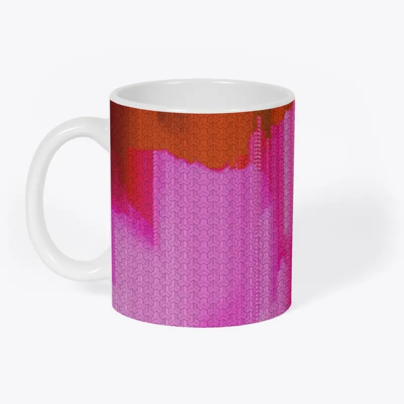 Pink Red Abstract Pattern