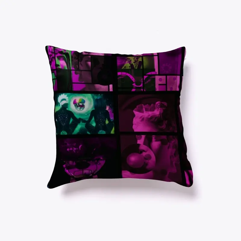 Pink Pop Art Pillows