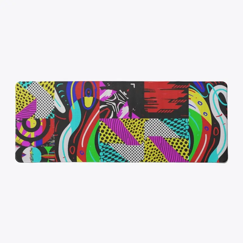 Multicolor Geometric Abstract Pattern 